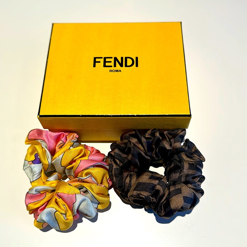 NEVER WORN Fendi hair bands, includes two!